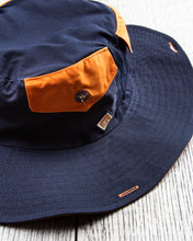 Indigofera x Second Sunrise Tur Pocket Hat Navy / Orange