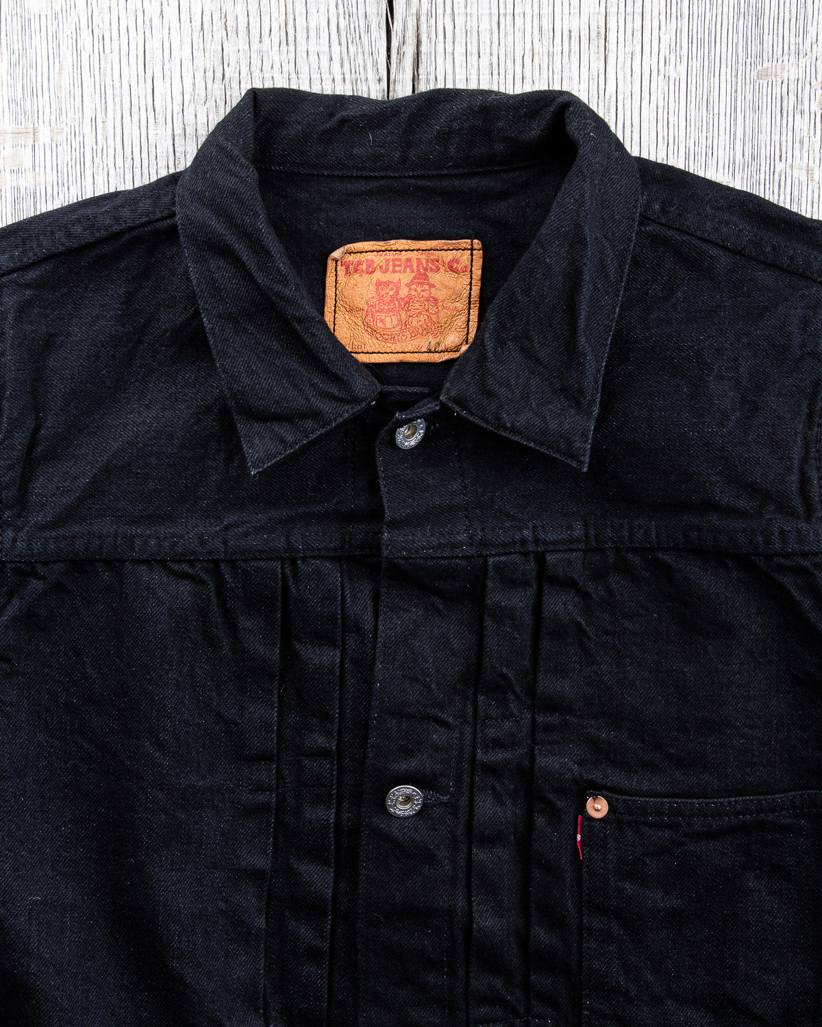 TCB Jeans S40's Jacket Black Denim One Wash