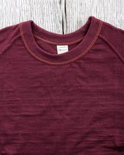 Warehouse & Co Freedom Sleeve T-shirt Bordeaux