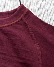 Warehouse & Co Freedom Sleeve T-shirt Bordeaux