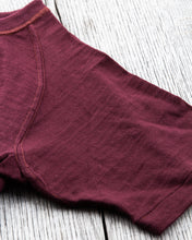Warehouse & Co Freedom Sleeve T-shirt Bordeaux