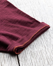 Warehouse & Co Freedom Sleeve T-shirt Bordeaux
