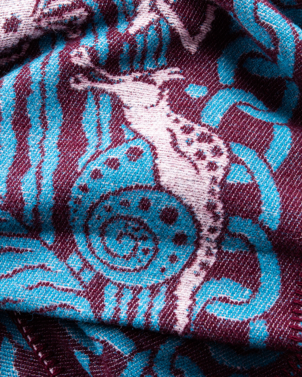 Björn Atldax × Indigofera Wool Blanket Pizza Hyena