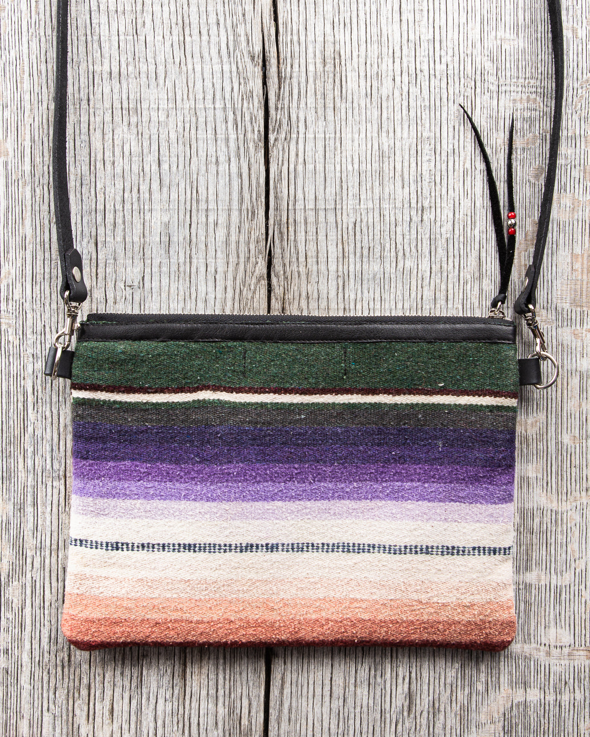 Crossed Arrows Vintage Rug Sacoche Bag