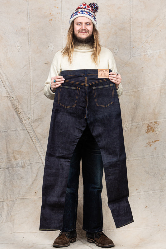 Second Hand Momotaro 0605-12 Natural Tapered 12oz Zimbabwe Cotton Denim