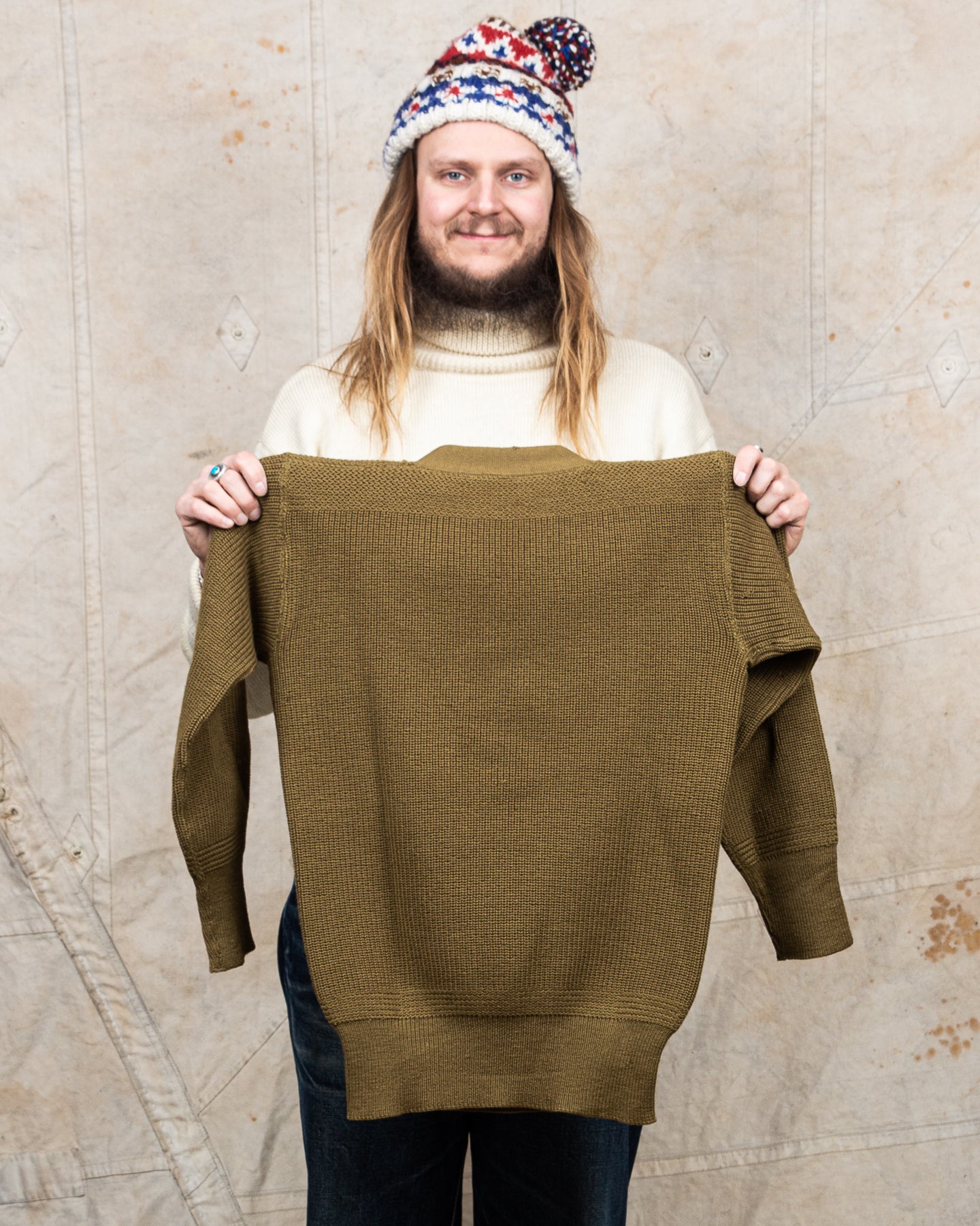 Original Vintage WWII US Army Wool Sweater