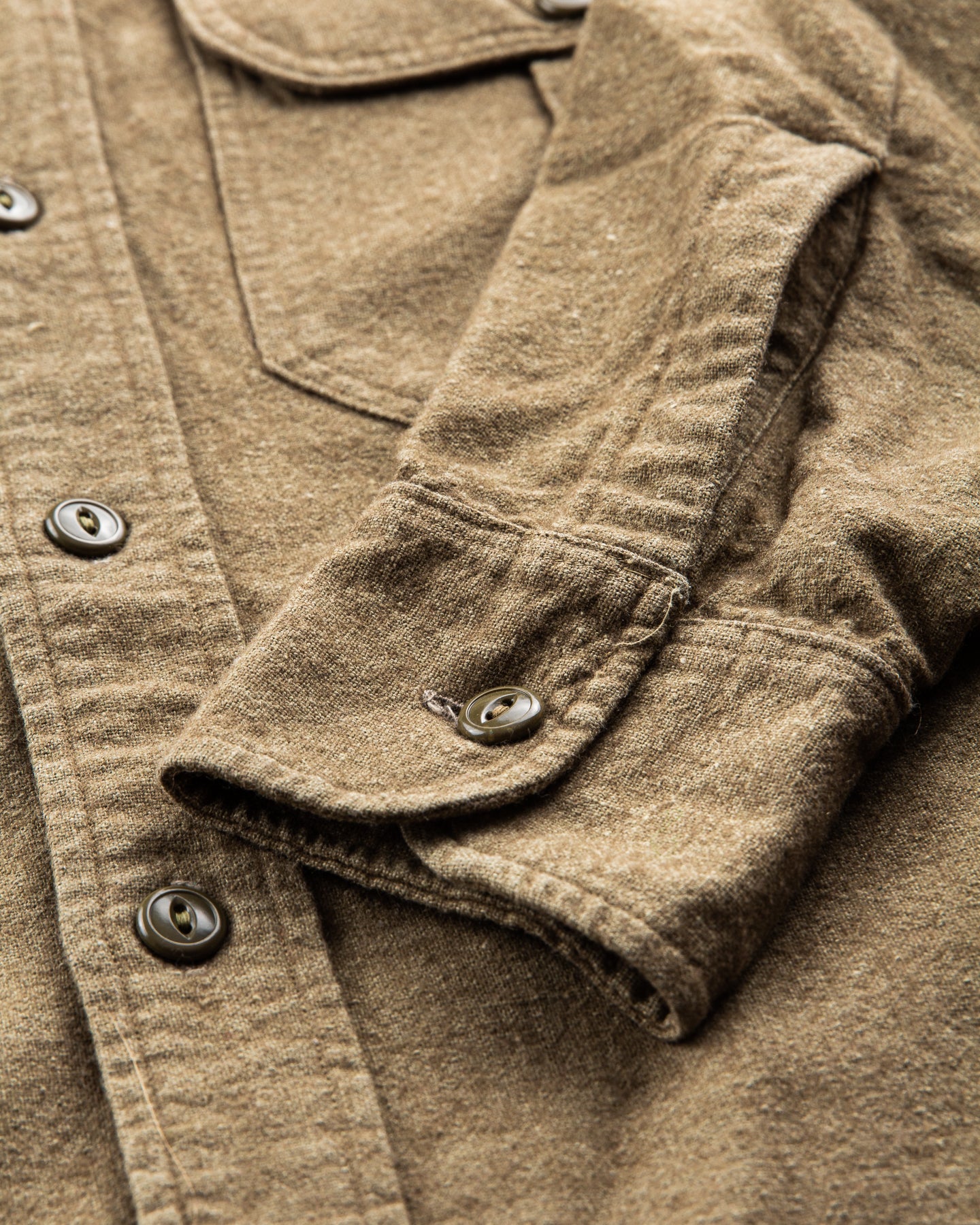 Vintage Korean War Canadian Army Wool Shirt Size 14,5