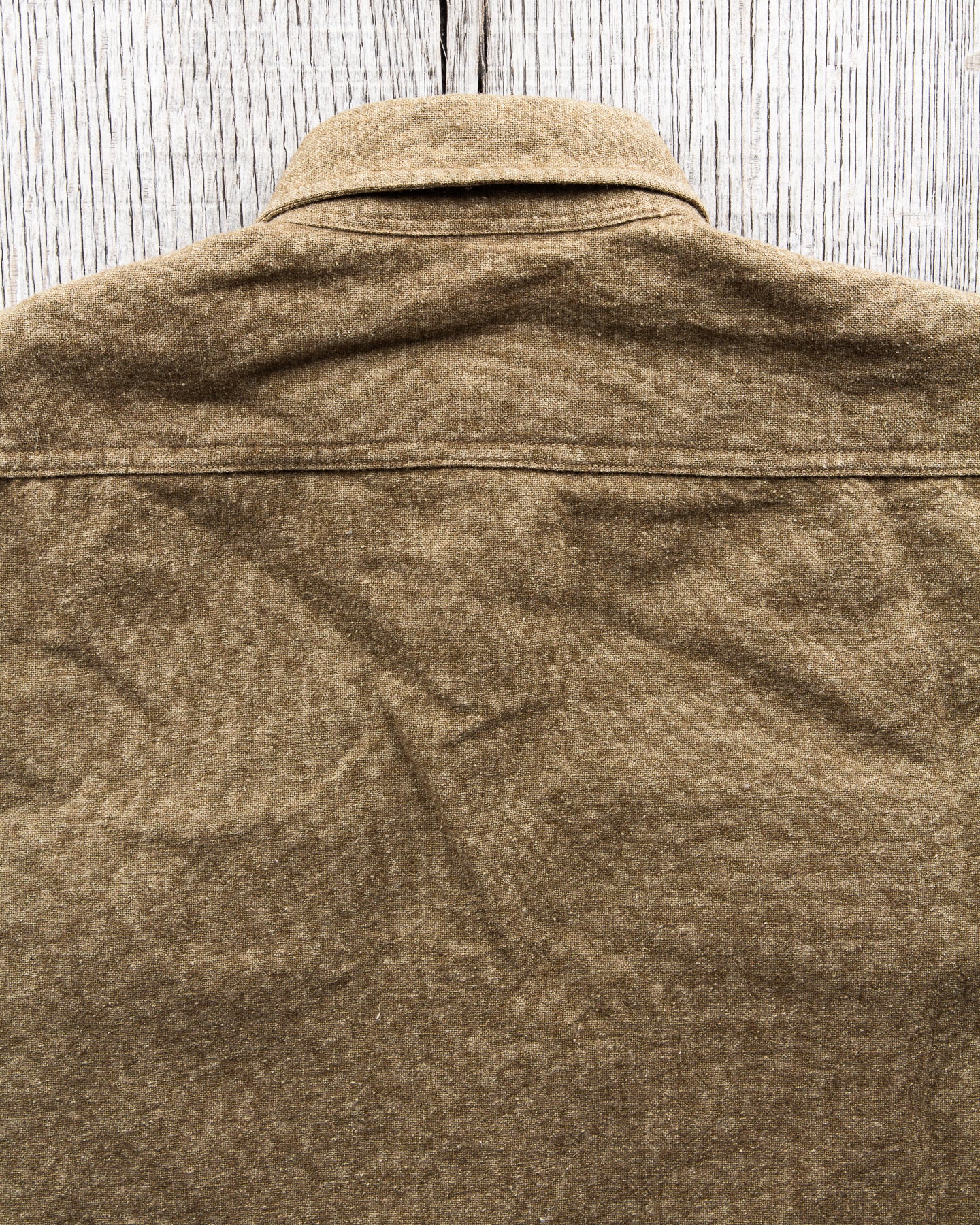 Vintage Korean War Canadian Army Wool Shirt Size 14,5