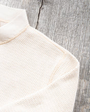 Buzz Rickson Long Sleeve Thermal Henley Shirt White