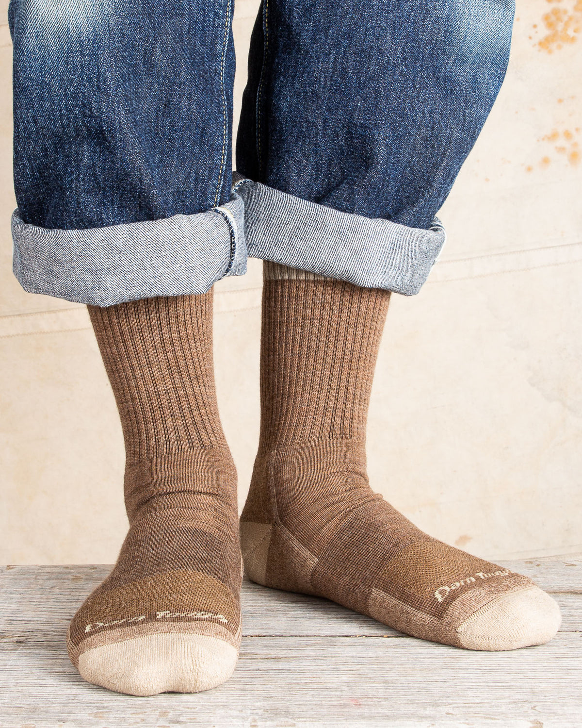 Darn Tough Sand Wool Socks Fred Tuttle Micro Crew Cushion