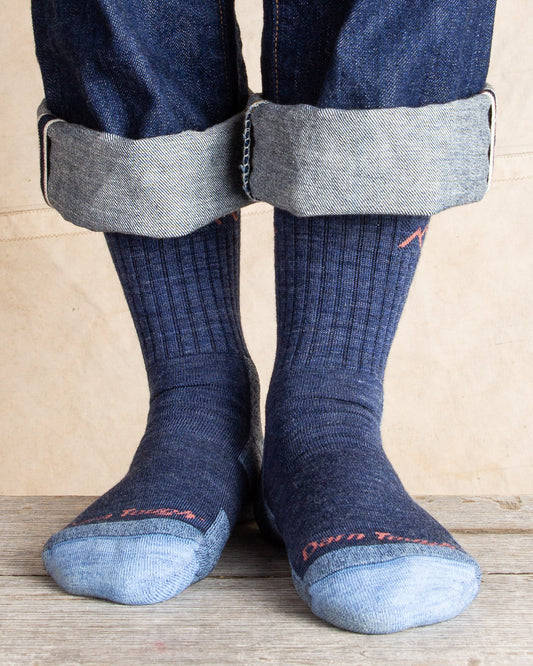 Darn Tough 1908 Denim Womens Wool Socks Hiker Boot Sock Full Cushion