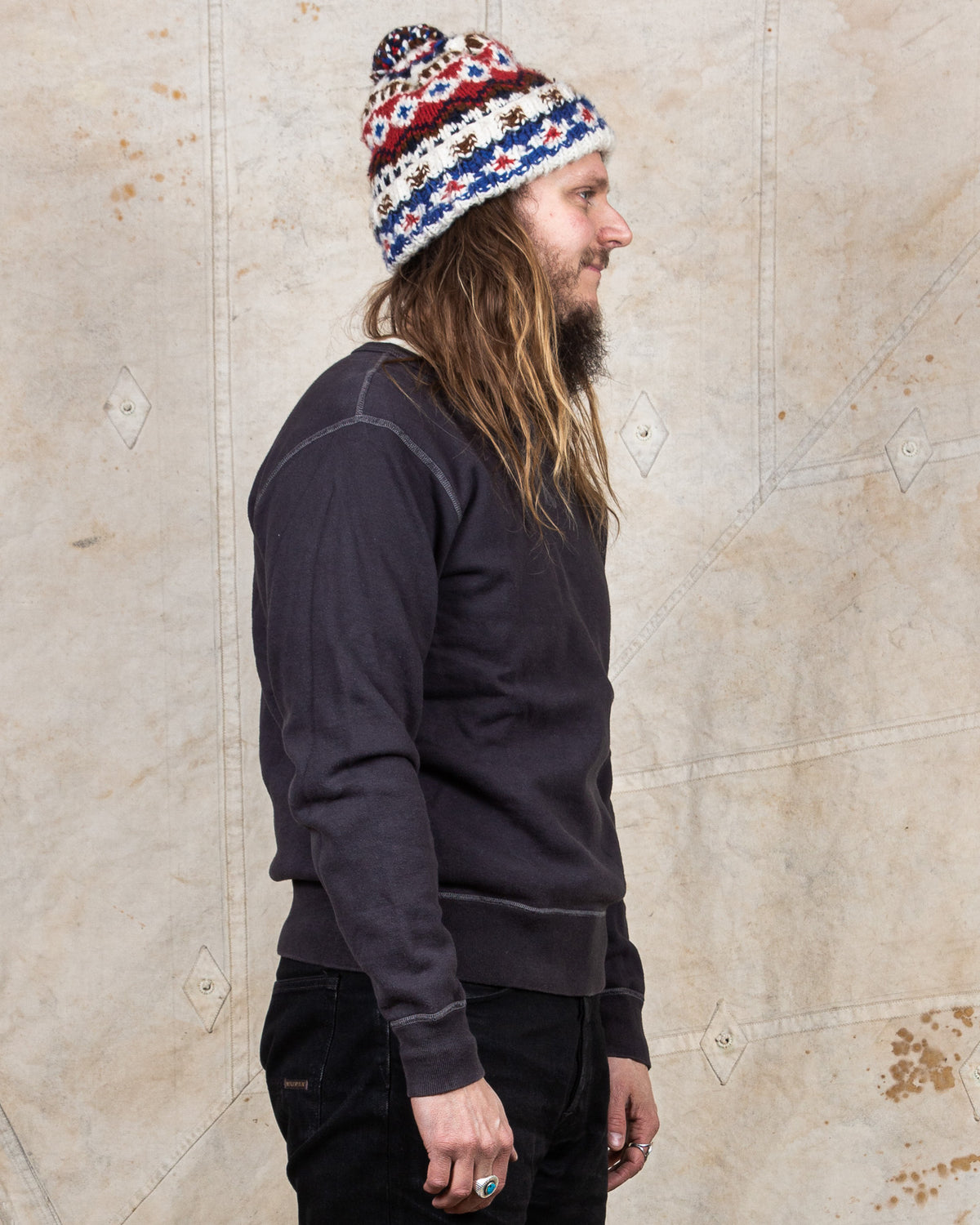  Second Hand Buzz Rickson´s Sweatshirt 4-Needle Black L
