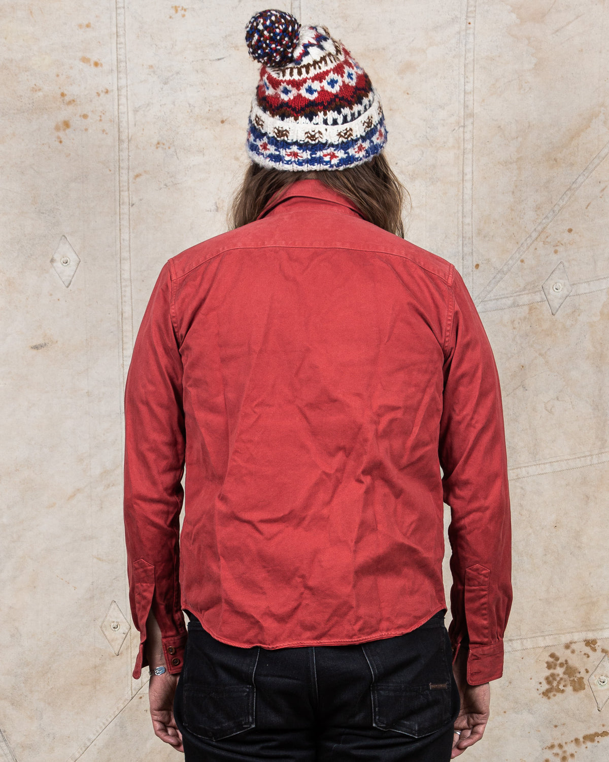 Second Hand Indigofera Alamo Shirt Red Size S