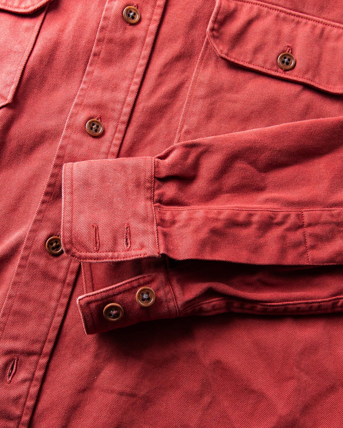 Second Hand Indigofera Alamo Shirt Red Size S
