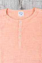 OrSlow Pullover Linen Shirt Orange