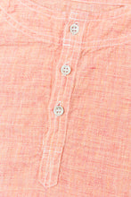 OrSlow Pullover Linen Shirt Orange