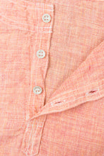 OrSlow Pullover Linen Shirt Orange