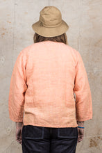 OrSlow Pullover Linen Shirt Orange