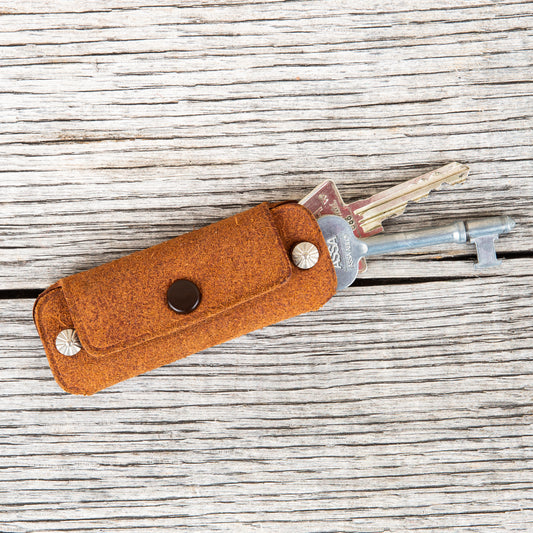 Larry Smith LT-0049 Key Fob Rough Out Leather