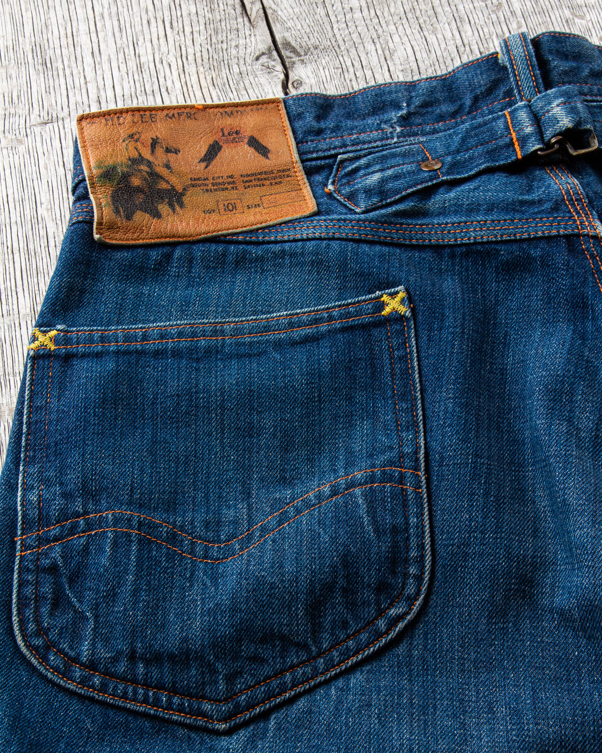 Second Hand Lee Archives 1930's 101-B Cowboy Jeans W 32