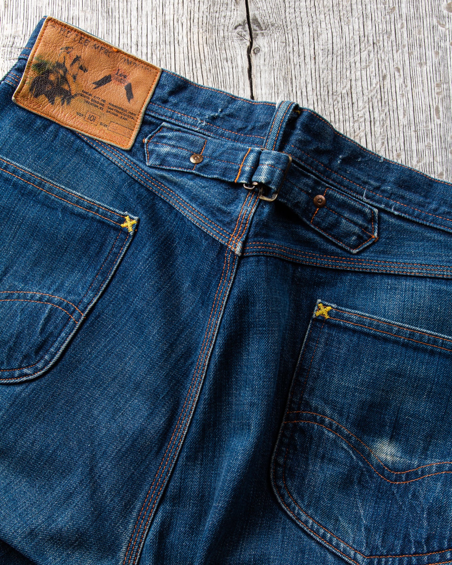 1940~50' Lee 101B [Sashiko-Artisanal] Second Hand Lee Archives