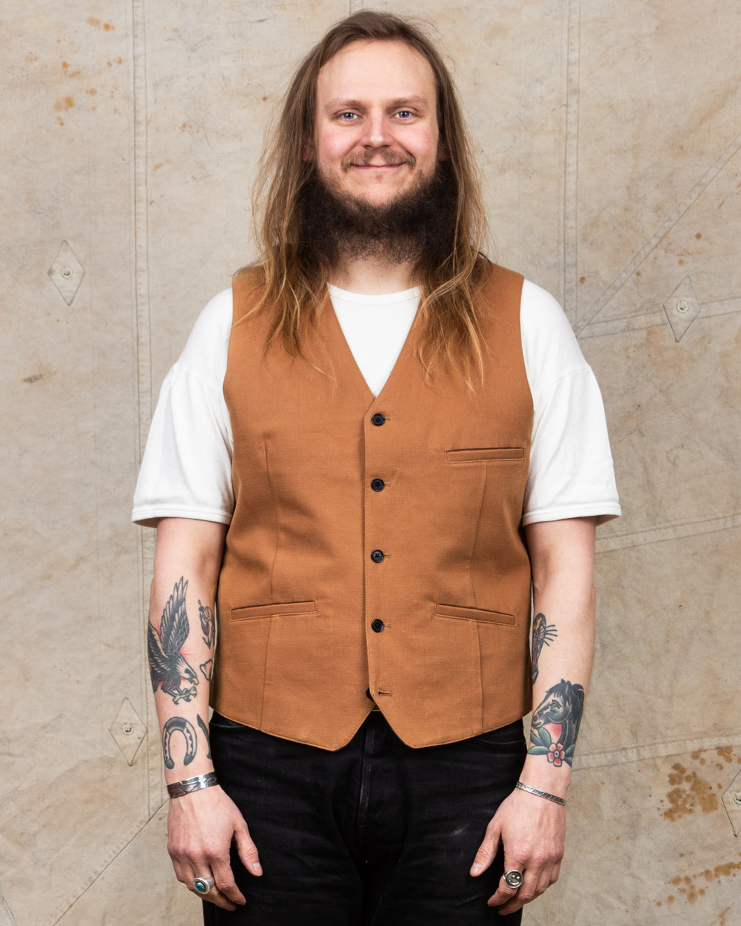 Second hand Indigofera Chicota Vest United Duck Canvas Size L
