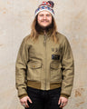 Second hand Real McCoy's Style 37J1B A. Zielinski Co. Flight Jacket Khaki Size 46