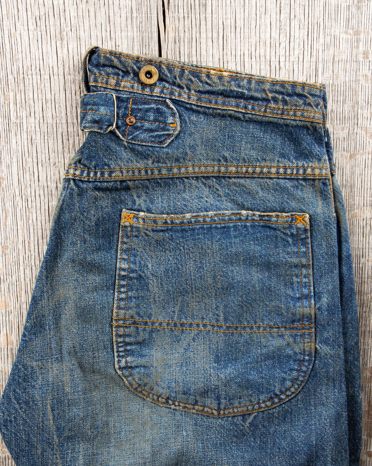 Second Hand Lee Overalls Lot 131 Repro Jeans W30 / L33