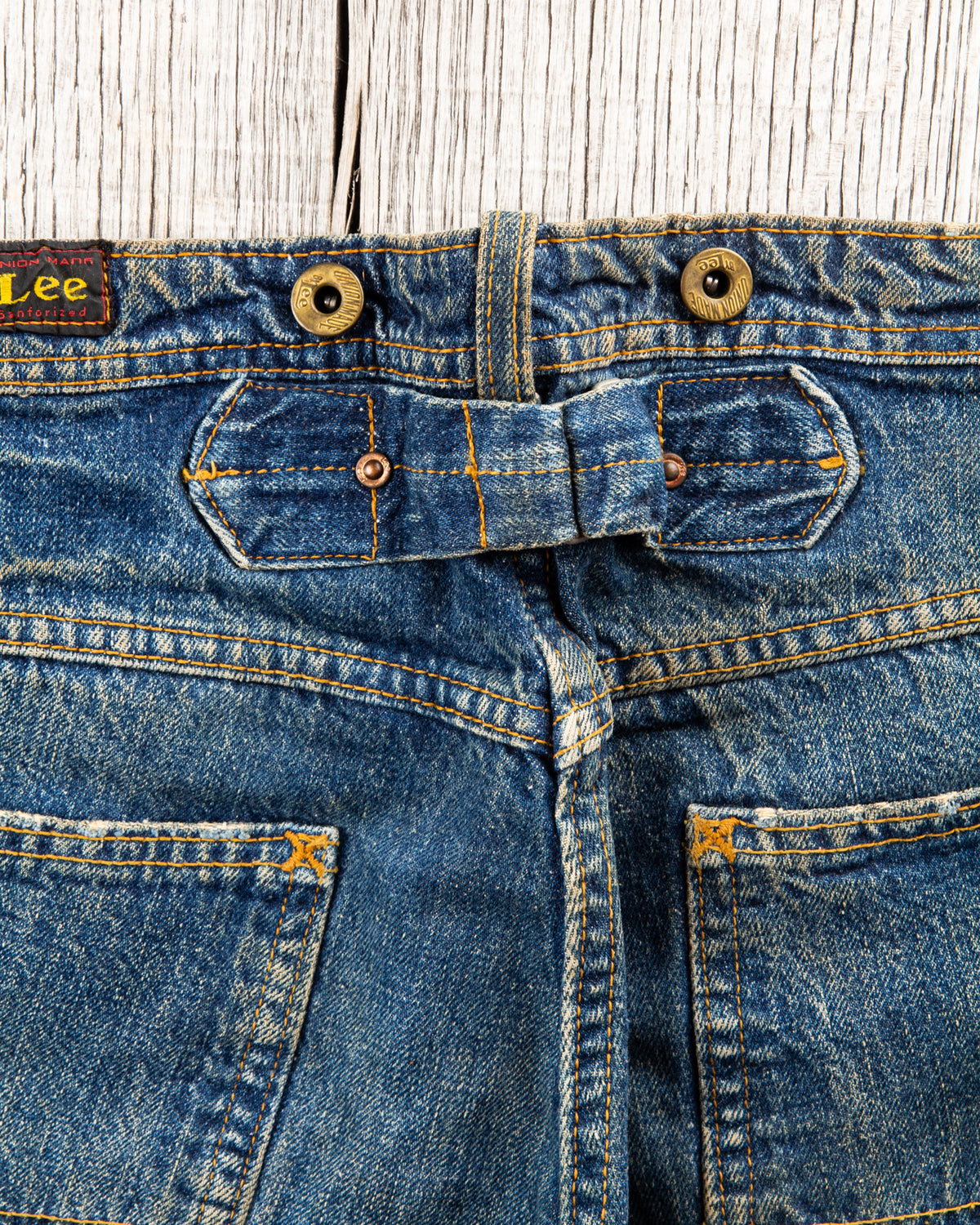 Second Hand Lee Overalls Lot 131 Repro Jeans W30 / L33