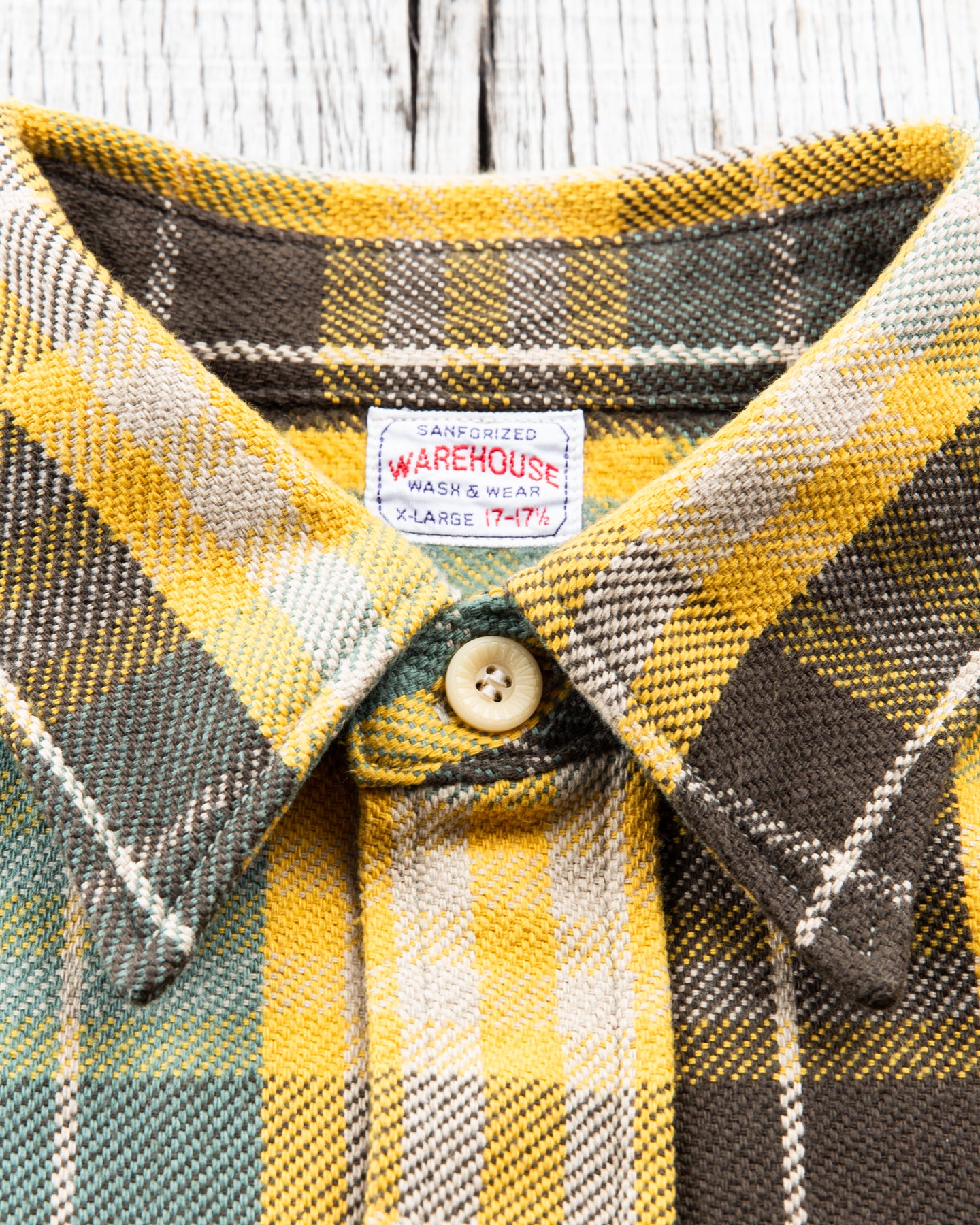 Warehouse & Co Lot 3104 Heavy Flannel Shirt Green – Second Sunrise