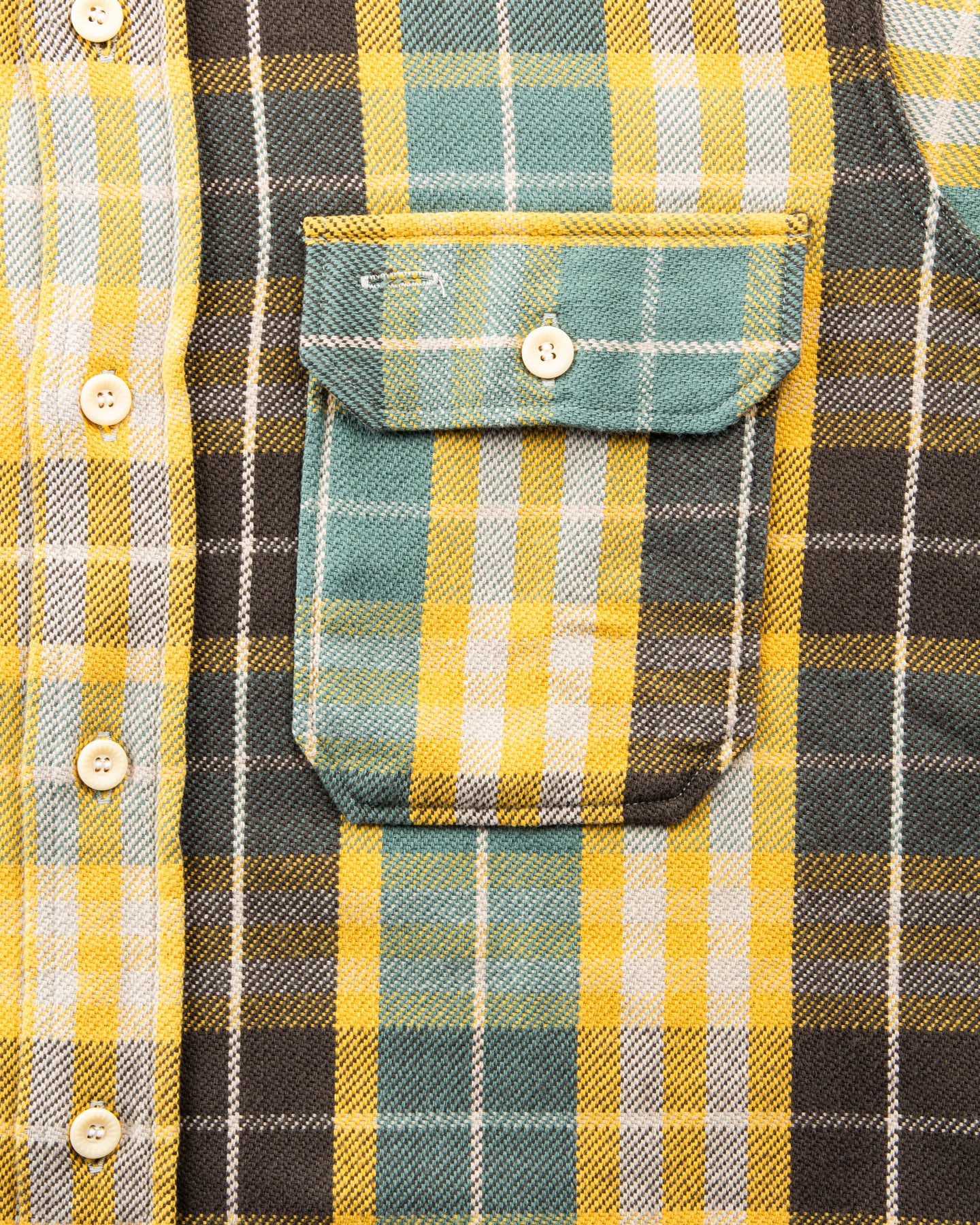 Warehouse & Co Lot 3104 Heavy Flannel Shirt Green – Second Sunrise