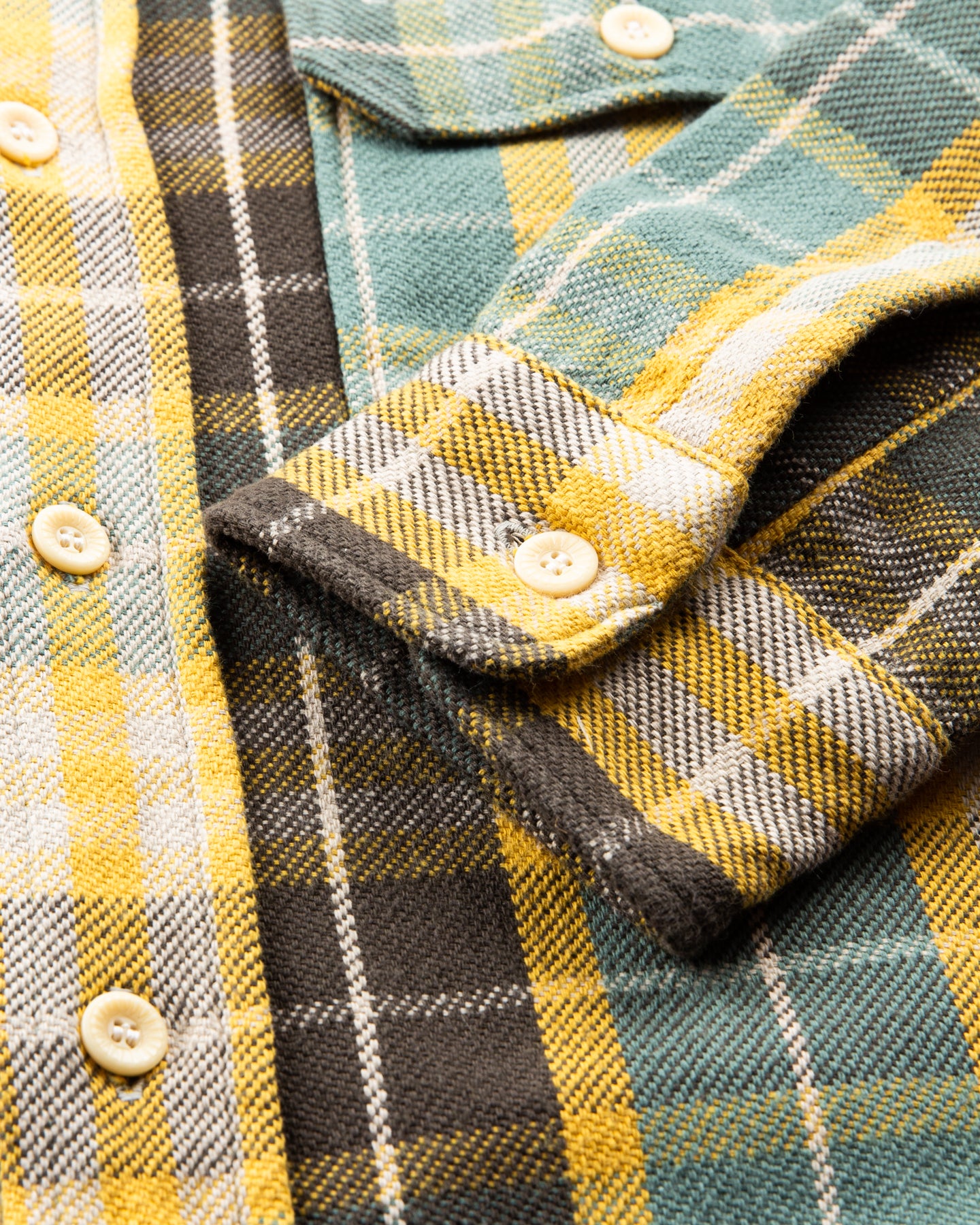 Warehouse & Co Lot 3104 Heavy Flannel Shirt Green – Second Sunrise