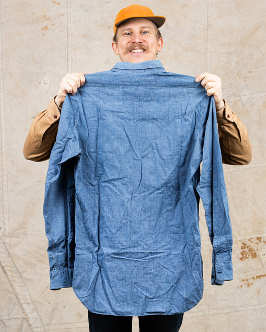 Second Hand Mister Freedom Chambray Shirt Size XL
