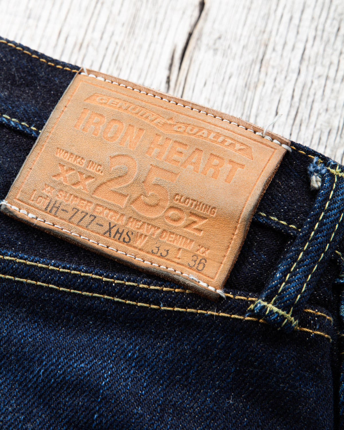 Second Hand Iron Heart IH-777XHS 25oz Slim Tapered Jeans W