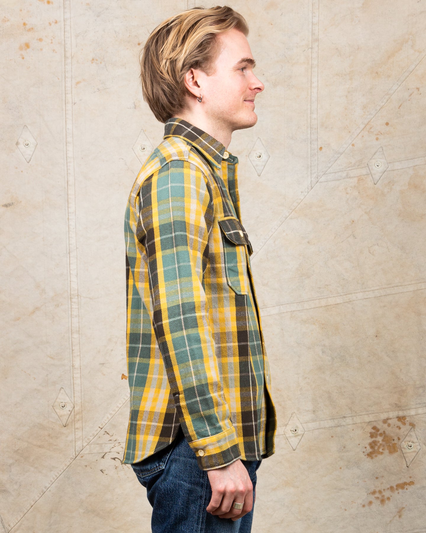 Warehouse & Co Lot 3104 Heavy Flannel Shirt Green – Second Sunrise