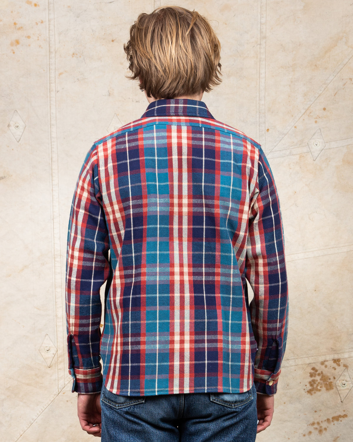 Warehouse & Co Lot 3104 Heavy Flannel Shirt Blue
