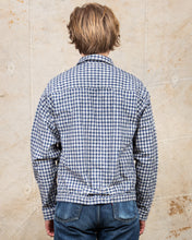 Warehouse & Co Lot 2166 Indigo Check Round Collar Jacket