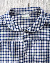 Warehouse & Co Lot 2166 Indigo Check Round Collar Jacket