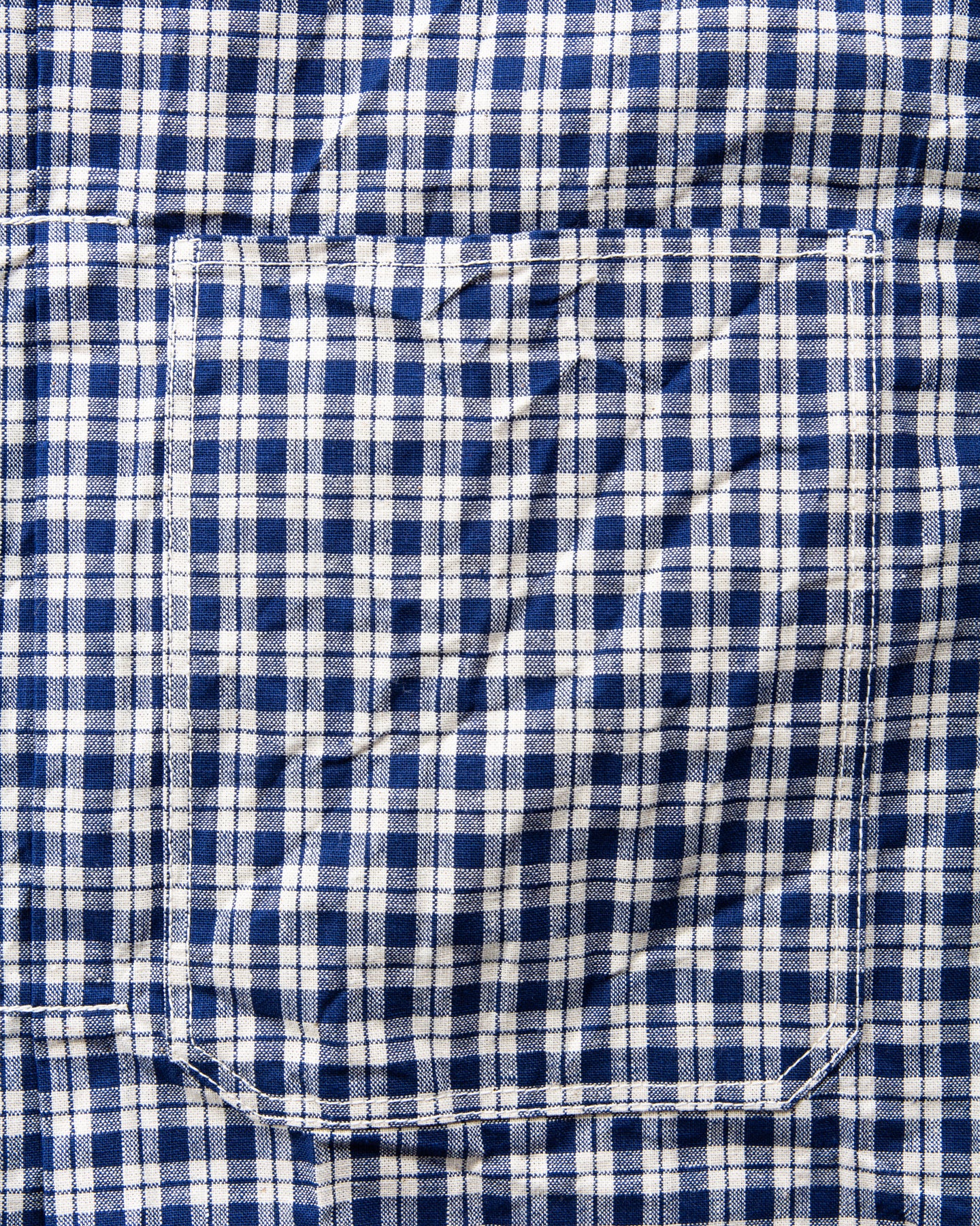 Warehouse & Co Lot 2166 Indigo Check Round Collar Jacket – Second