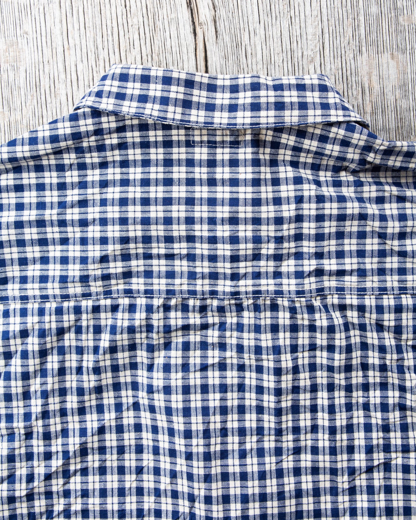 Warehouse & Co Lot 2166 Indigo Check Round Collar Jacket – Second