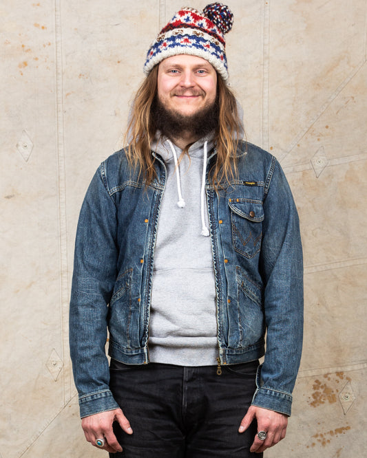Second Hand Wrangler Embroidered Denim Jacket