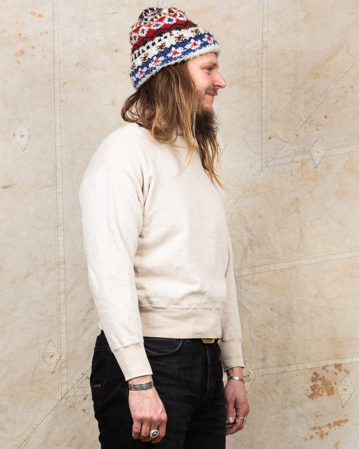 Second Hand Warehouse & Co Sweatshirt Oatmeal