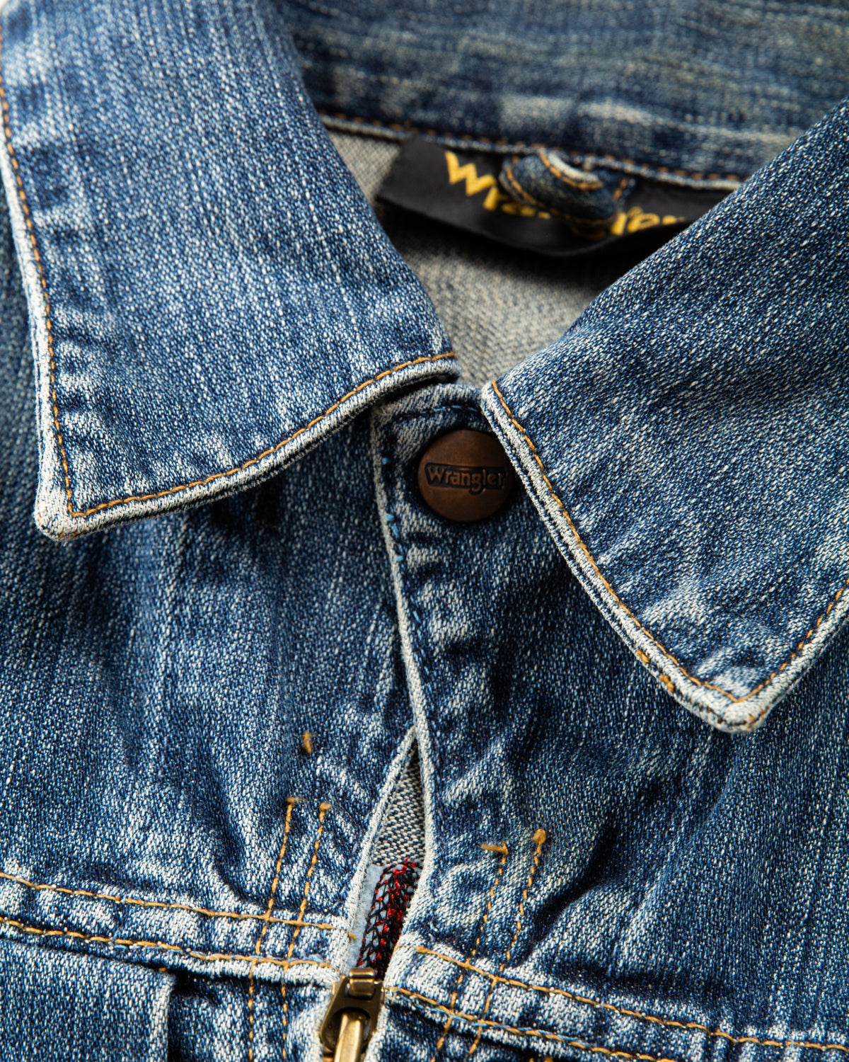 Second Hand Wrangler Embroidered Denim Jacket