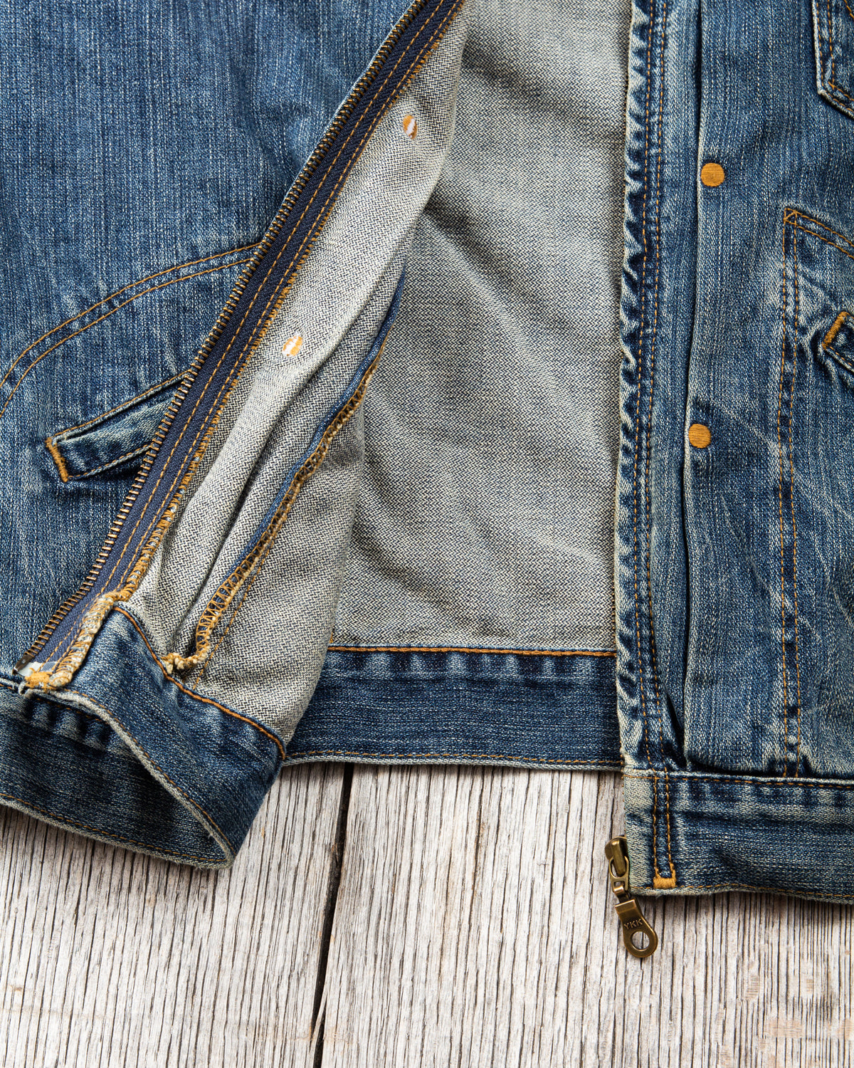 Second Hand Wrangler Embroidered Denim Jacket