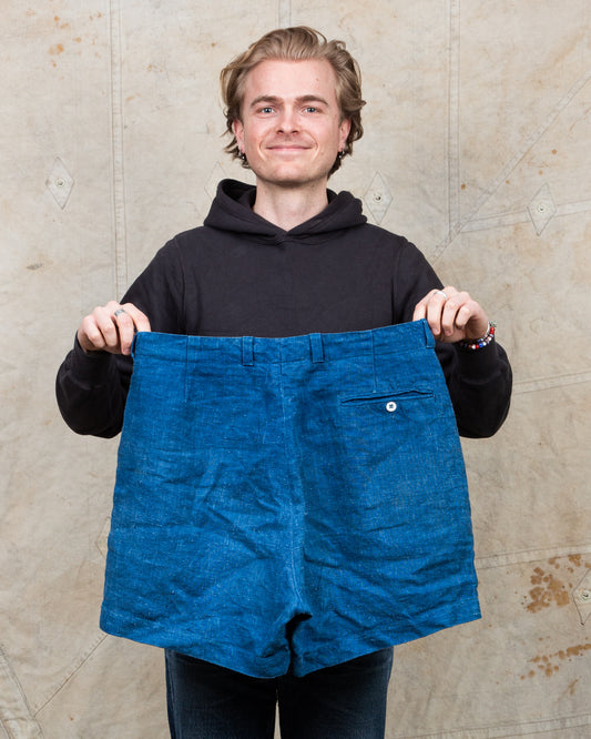 Vintage Indigo Dyed Shorts
