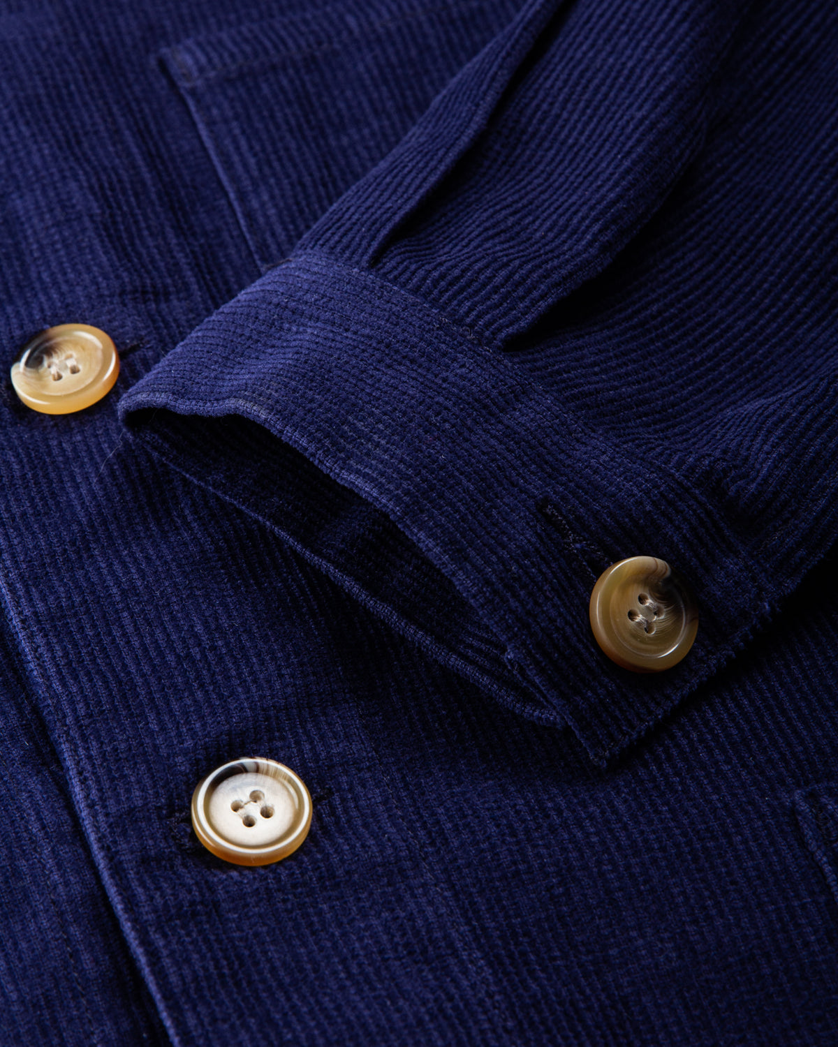 Second hand Workware Hong Kong Corduroy Unisex Jacket Navy Size S