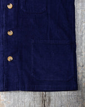 Second hand Workware Hong Kong Corduroy Unisex Jacket Navy Size S