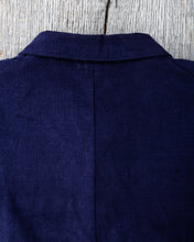 Second hand Workware Hong Kong Corduroy Unisex Jacket Navy Size S