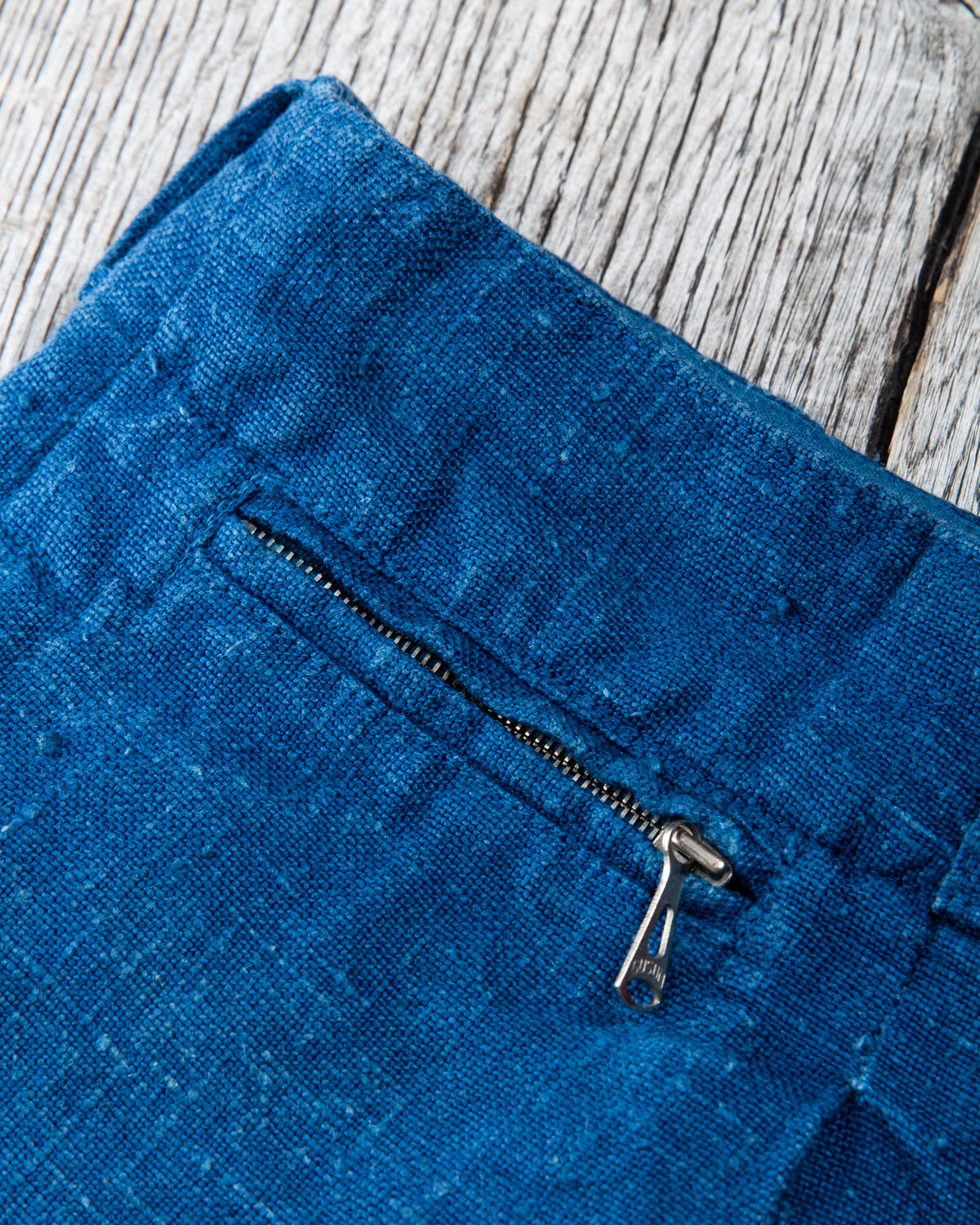 Vintage Indigo Dyed Shorts