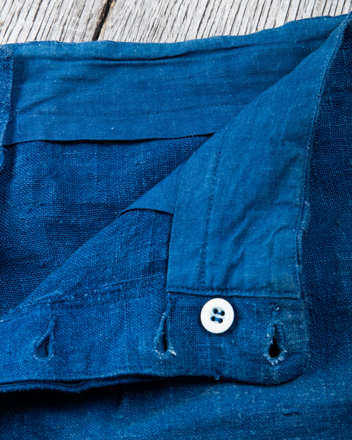 Vintage Indigo Dyed Shorts